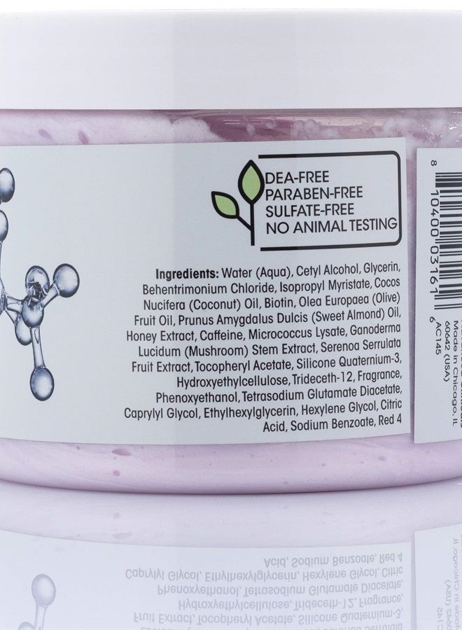 Advanced Clinicals Biotin Hair Treatment Anti-Breakage Repair Hair Mask. Strengthen Broken, Color-Treated Hair W/Repairing Deep Conditioner Manuka Honey & Caffeine, Hydrating Mask Restores Weak Hair - Image 4