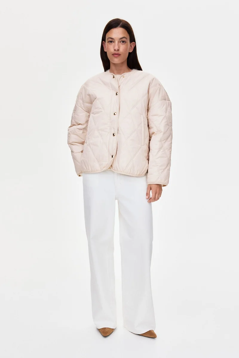 H&M MAMA Before &amp; After Quilted babywearing jacket