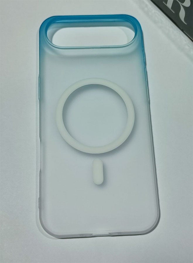 MagSafe Case for iPhone 17 Air, Slim Semi-Transparent Case, Shockproof, Scratch and Fingerprint Resistant, Supports Magnetic Wireless Charging - Blue - Image 4
