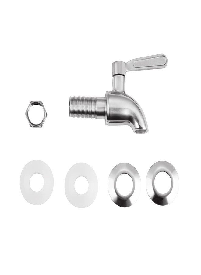 Walkinginrain Beverage Dispenser Replacement Spigot,Stainless Steel Spigot for Water Dispenser,Drink Dispenser Replacement Faucet - Image 3