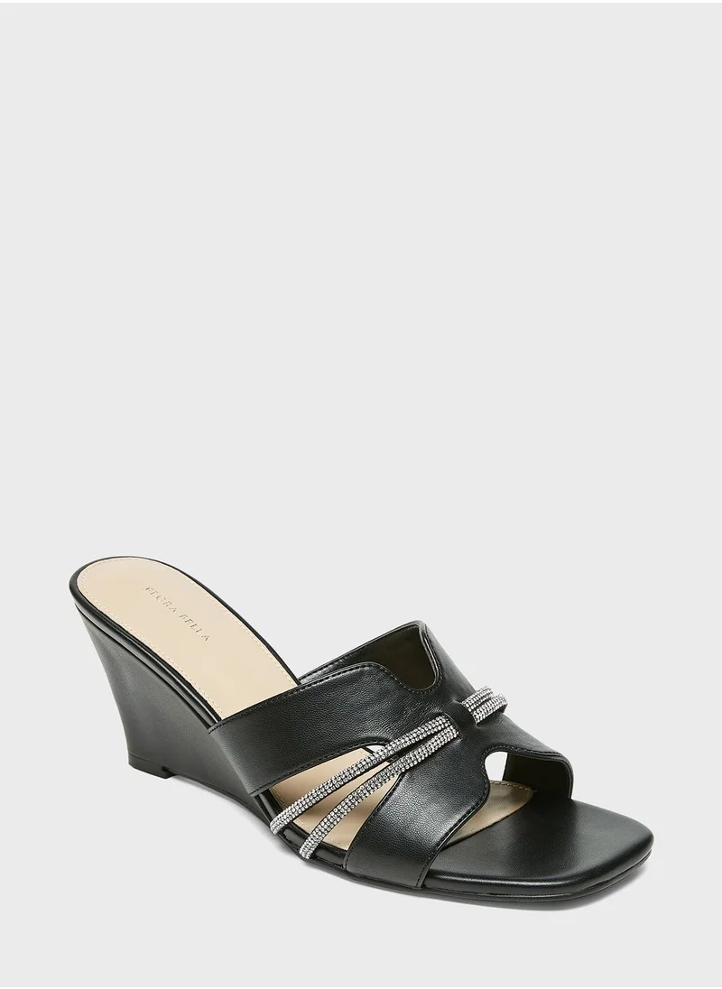 شو اكسبرس Multi Strap Wedge Sandals