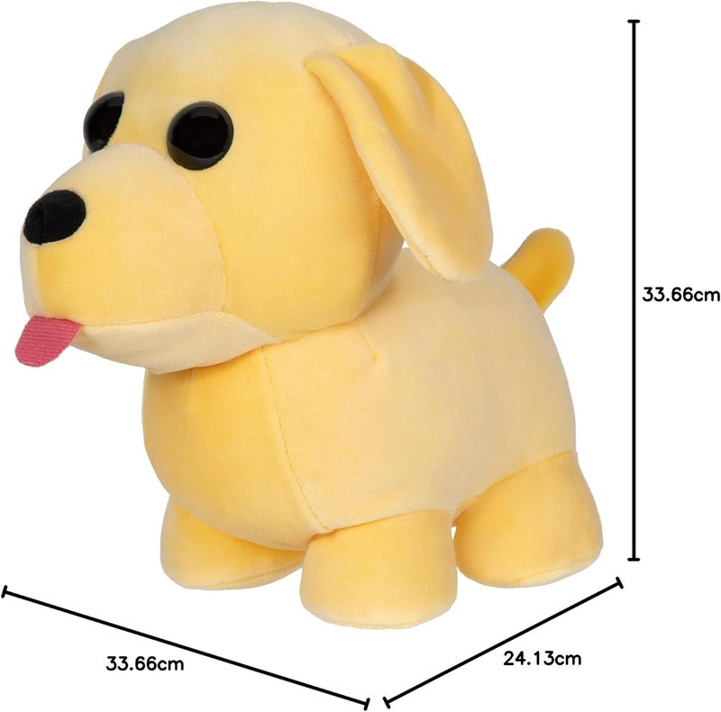 ADOPT ME! AME0006 8-Inch Dog Collector Plush-6 Styles-Series 1-Common, Ultra Rare, Legendary-Off The Chart Collectability-Toys for Kids Featuring Your Favourite Pets, Ages 6+, Black - Image 4