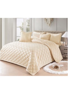 Winter quilt set, two-sided system, velvet face and soft fur side, 6 pieces, light fixed filling, quilt size 220 x 240 cm - pzsku/Z76D6EF9F9E8A3458B3B5Z/45/_/1725459740/b44cde01-e682-434c-b64b-c39be75ef2dd