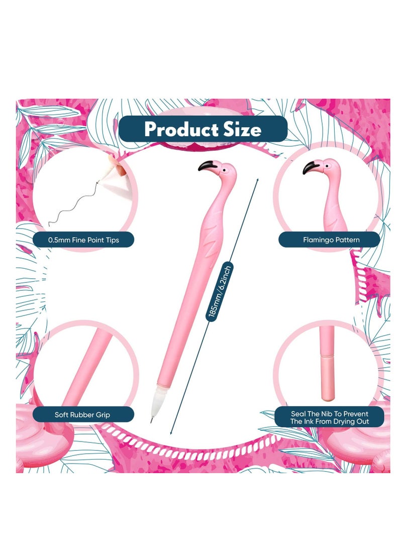 18 Adorable Pink Flamingo Ballpoint Pens for Kids Teachers and Parties 05mm Black Ink Fun Novelty School Supplies Gift - Image 5