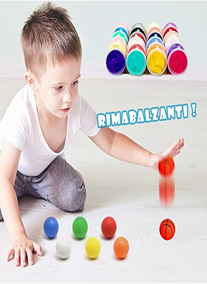Air Dough Polymer Clay Set – 12 Colors for Kids Modeling (72 Pieces)  - Image 1