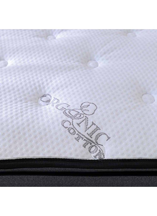 DANUBE HOME Danube Home Cloud Gel Memory Foam with Pocket Spring King Mattress Medium Firm Feel King Bed Mattress Spine Balance For Pressure Relief L200xW180 cm Thickness 28 cm White/Grey  - Image 4