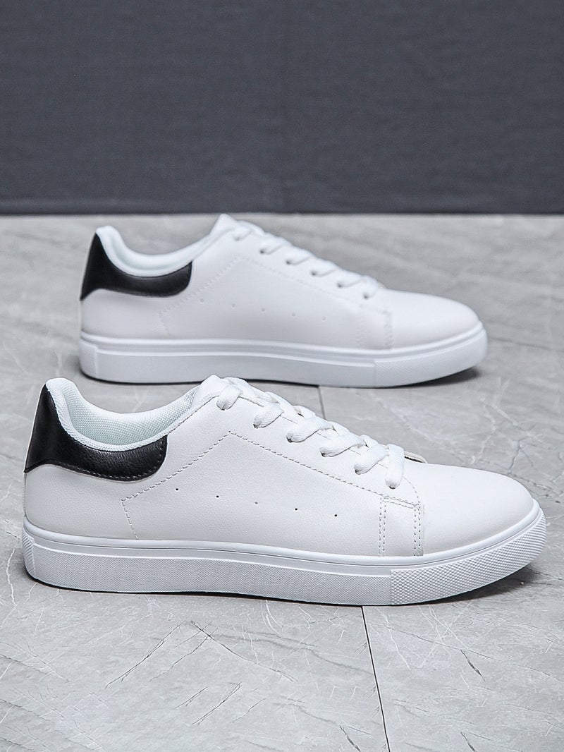 Extra Large Size Export Couple''s Style Spring Sneakers for Men and Women, Student Running Shoes, Non-Slip Versatile Sports Shoes, Breathable White Shoes - Image 1