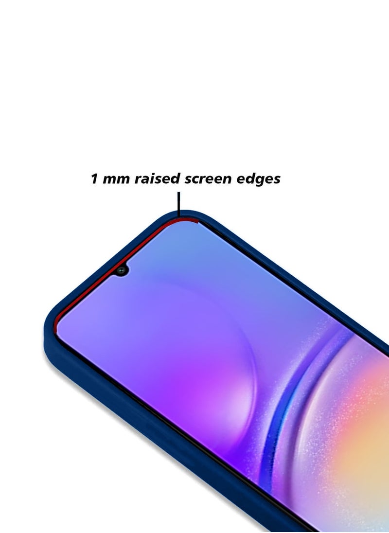 CHAPPELINE Soft Silicone Fabric Texture Case Cover For Samsung Galaxy A05 4G 2023 Navy Blue  - Image 4