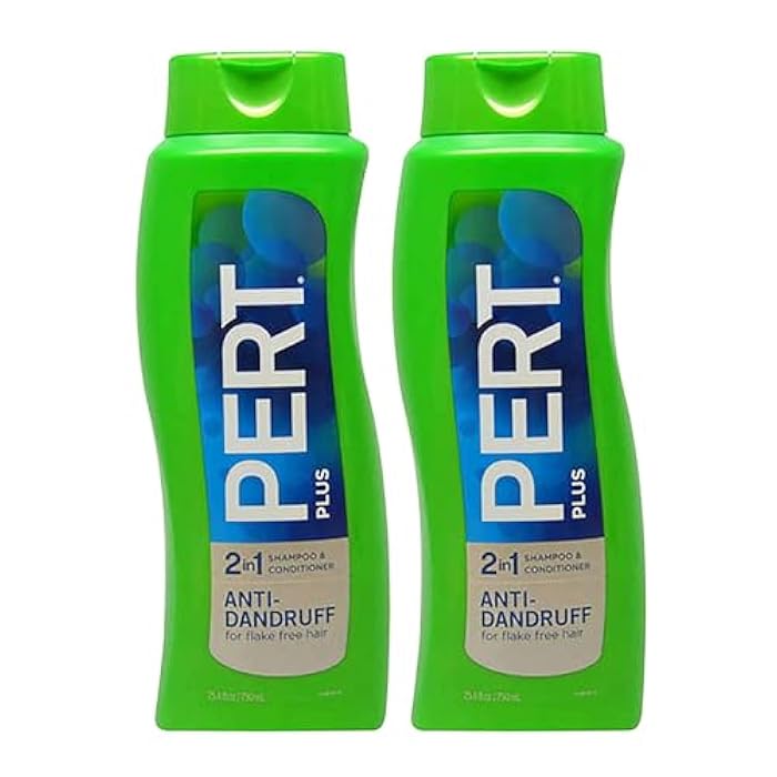 PERT Anti-Dandruff 2 in 1 Shampoo and Conditioner - Advanced with 2 Percent Salicylic Acid - Dandruff Shampoo with Zinc - 2 pc