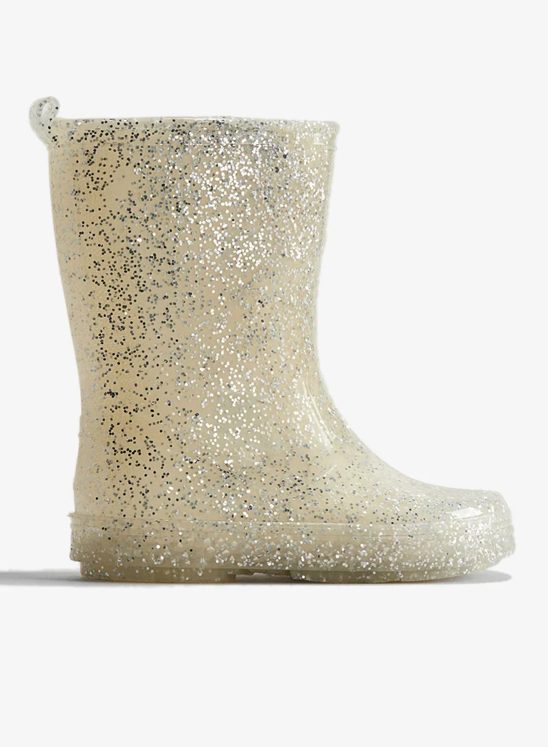 H&M Glittery wellingtons