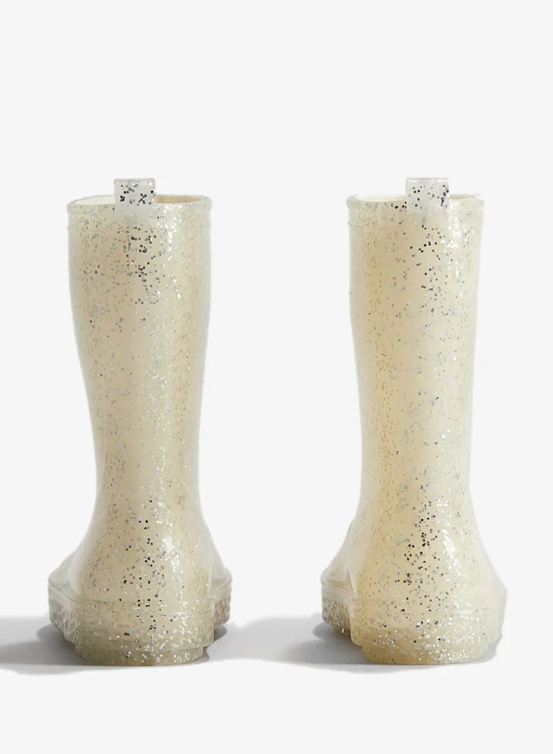 H&M Glittery wellingtons