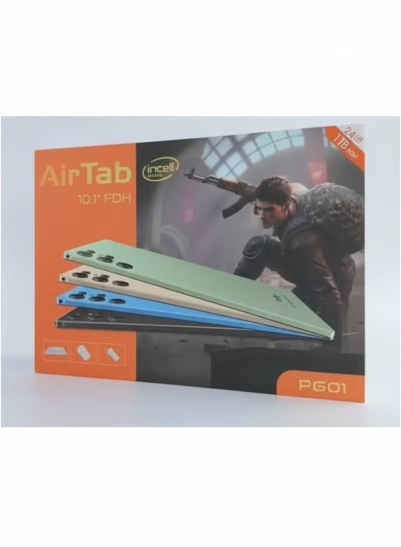 AirTab PG01 10-Inch 5G Android 15 Tablet – 24GB RAM, 1TB Storage, Octa-Core Processor, 36MP Camera, 10000mAh Battery, High-Performance Portable Tablet for Work, Gaming, Streaming & Multimedia, Sleek Lightweight Design with Fast Connectivity for Home, Office & Travel - Image 4