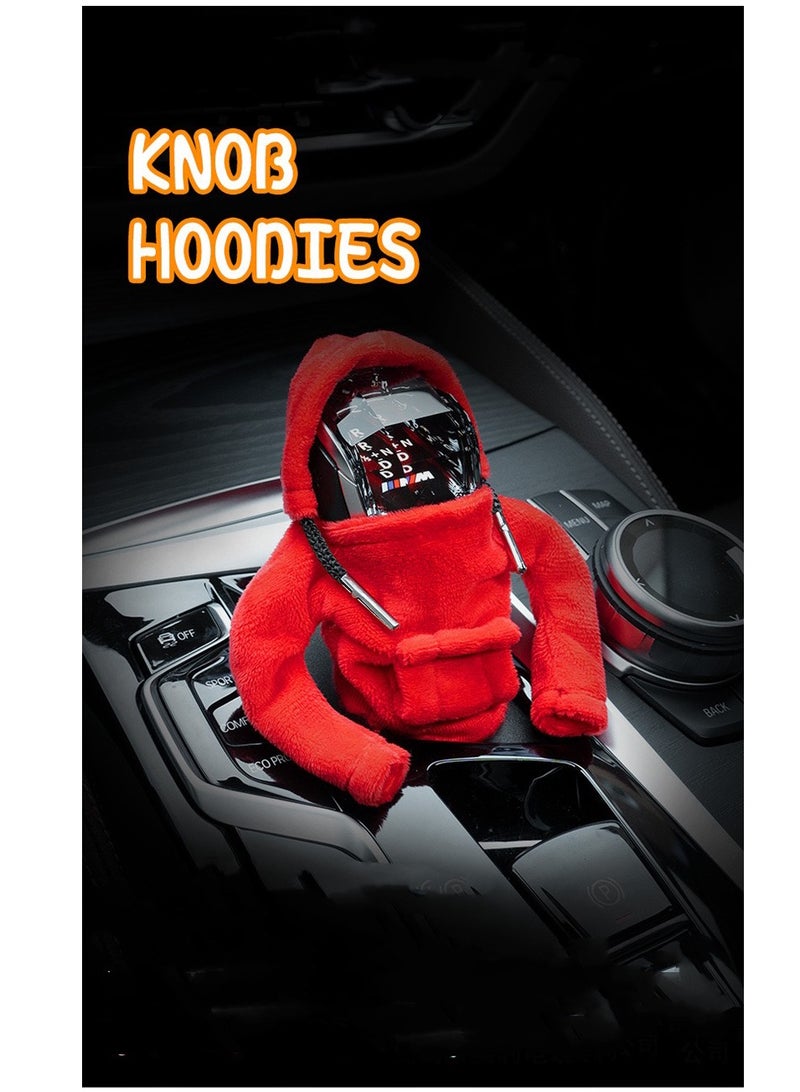 غطاء مقبض تروس السيارة، زخرفة ذراع التروس، سترة صغيرة مضادة للتعرق اليدوي، غطاء حماية لموضع التروس - Image 2