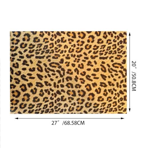 DodelyGz 12Pcs Leopard print Premium Kraft Gift Wrap Paper,Jungle Safari Animal Print Pattern Wrapping Paper for Birthday Holiday Baby Shower Party DIY Gift Packing,20 x 27 Inch - Image 2