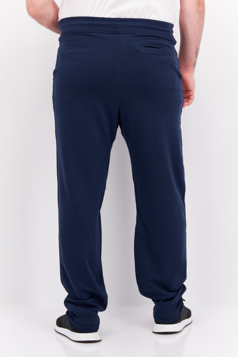 CROSSHATCH Men Sportswear Fit Plain Running Sweatpants, Navy - Image 4