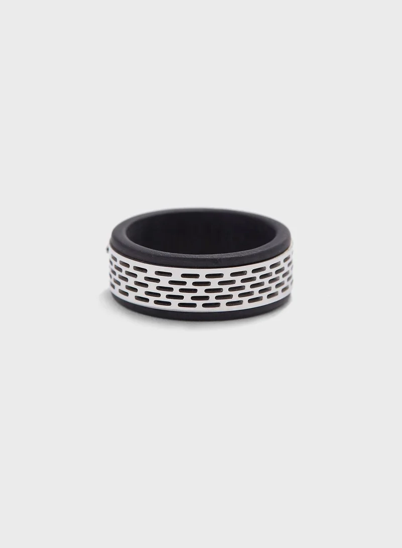 POLICE Pozas Logo Ring