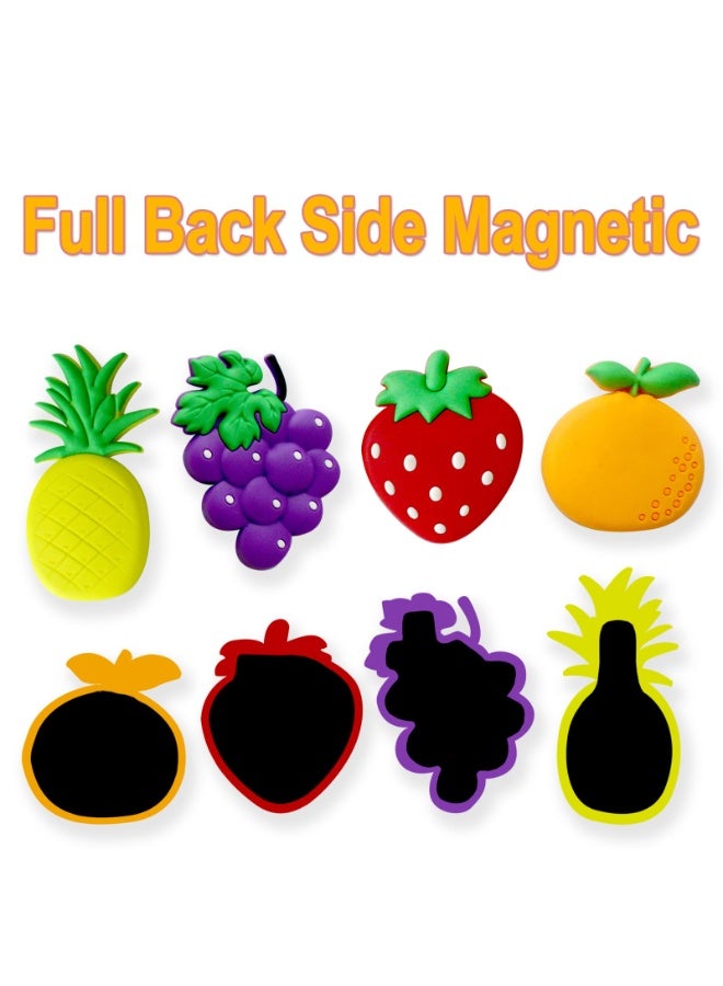 10 قطع من المغناطيسات الثلاجة الفاكهة، الفاكهة لوحة أبيضة ملصقات مغناطيسية للديكور المنزلي (المغناطيسات الثلاجة الفاكهة) - Image 3