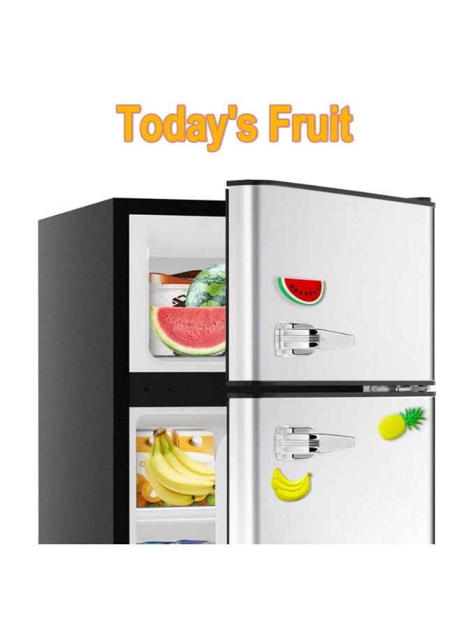 10 قطع من المغناطيسات الثلاجة الفاكهة، الفاكهة لوحة أبيضة ملصقات مغناطيسية للديكور المنزلي (المغناطيسات الثلاجة الفاكهة) - Image 5