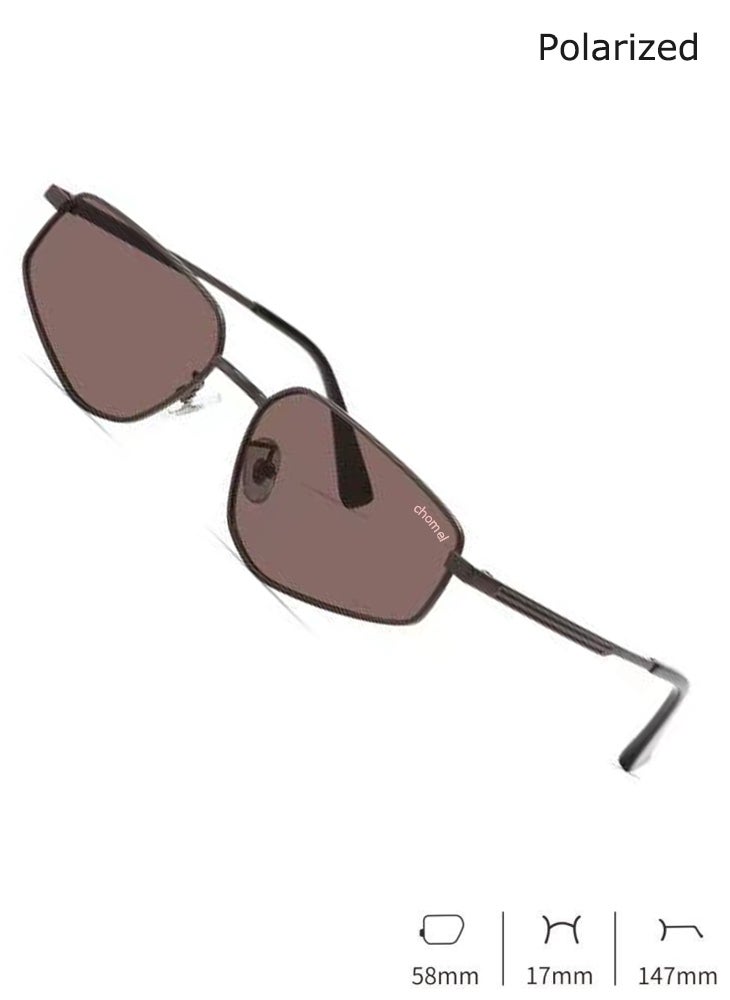 Chomel Fashion High-Definition Nylon Lens Sunglasses For Men And Women High-End Elegant Anti-Ultraviolet Anti-Blue Light - Image 2