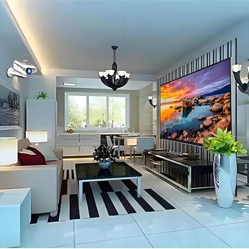 2-Be-Best Mini Projector Wall Mount 360° Rotation 7.8” Length 11 lbs Load Projector Wall Mount White - Image 4