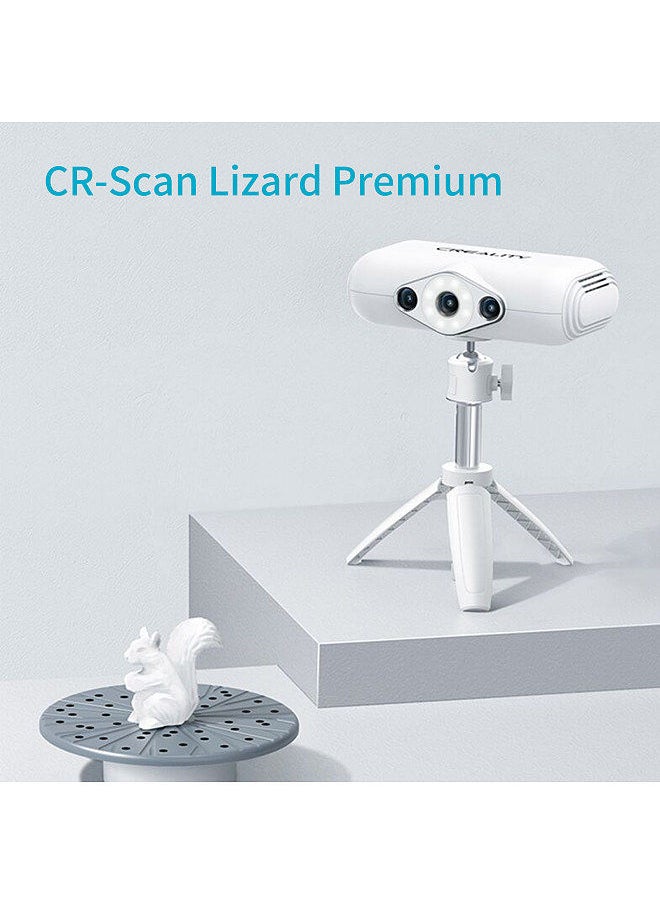 Creality 3D - CR-SCAN Lizard Premium Portable 3D Scanner 3D Modeling Scanner 0.05MM High Precision Support Black Object Color Restoration OBJ/STL Output with Turntable for 3D Printing Industrial Design Modeling - Image 1