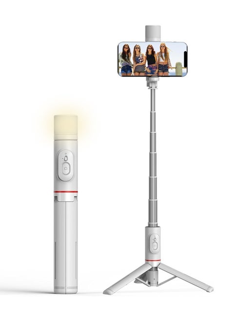 3 in 1 Selfie Tripod with Light - Portable Tripod with Remote Control - Rotatable and Retractable Tripod - Suitable for Mobile Phone, Makeup, Selfie, Video Blog, Live Broadcast