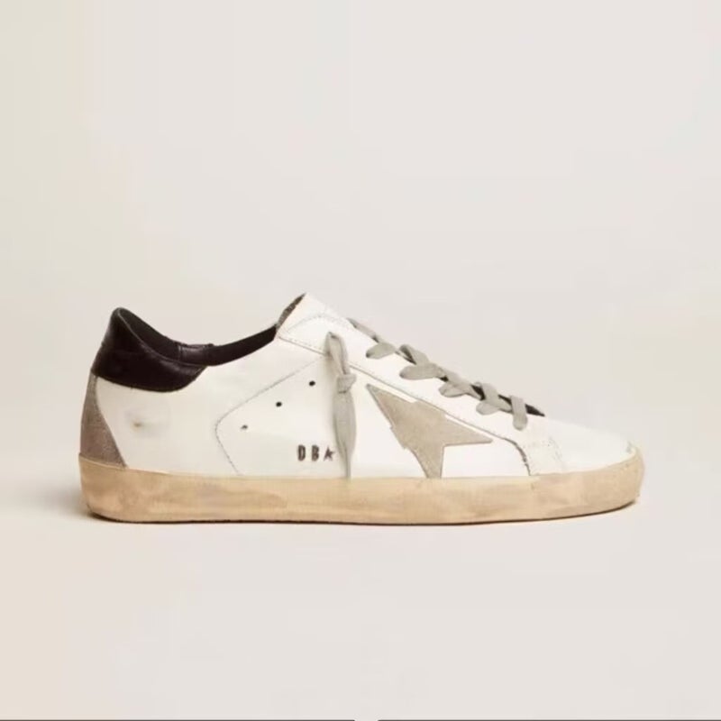 Vintage White Sneakers Harajuku Versatile Street Style Student Large Size 45 Couple Parent-Child Distressed Shoes Export Hot Item - Image 1