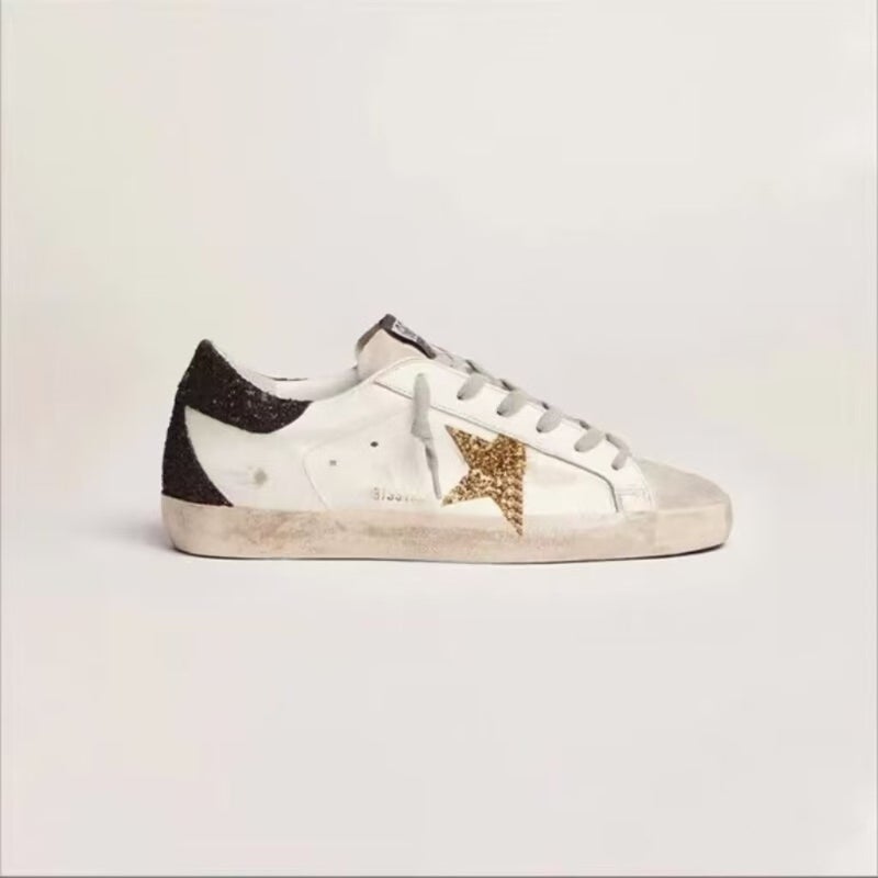 Vintage White Sneakers Harajuku Versatile Street Style Student Large Size 45 Couple Parent-Child Distressed Shoes Export Hot Item - Image 3