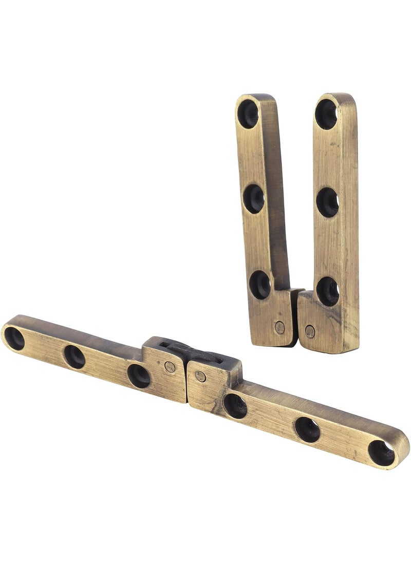 Pilipane 1 Pc 180 Degree Rotatable Support Hinges Folding Lid Support Hinges for Furniture Cabinet Cupboard Box Jewellery Gift Door Hardware Locks Box  - Image 3