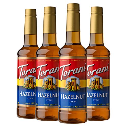 Torani Hazelnut Flavored Drink Syrup 254 fl oz Pack of 4 - Image 1