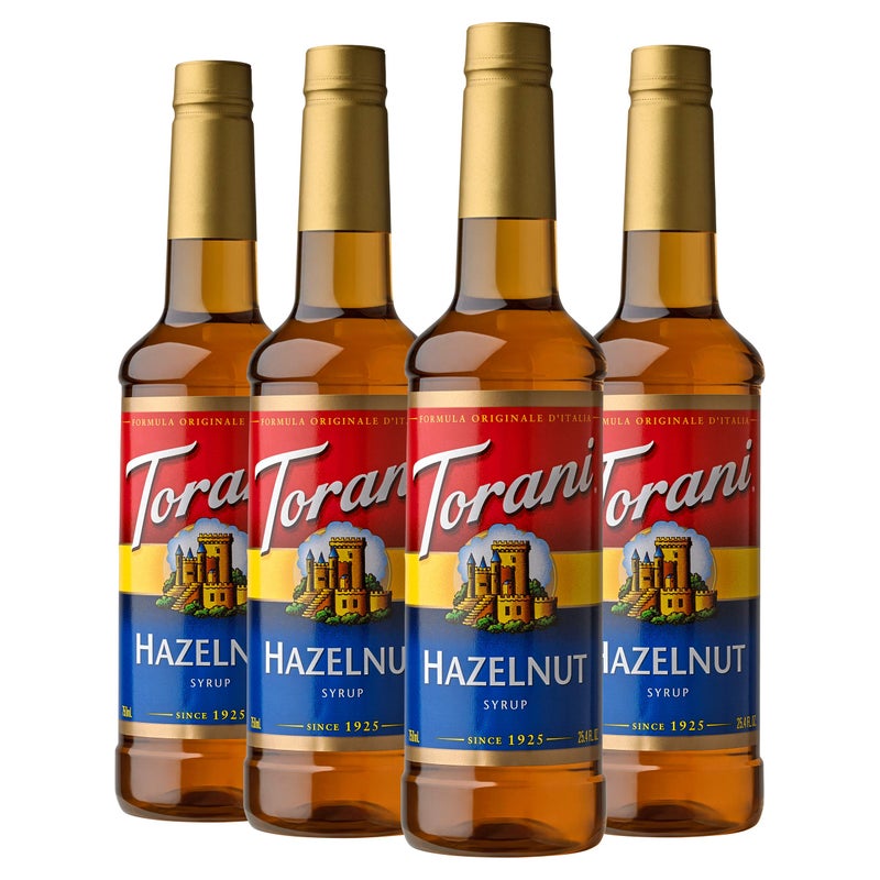 Torani Hazelnut Flavored Drink Syrup 254 fl oz Pack of 4 - Image 2