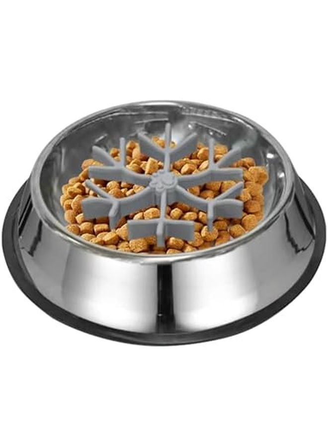 Slow Feeder Dog Bowl Non Slip Maze Feeding Dish Dishwasher Safe Food Grade - Image 1