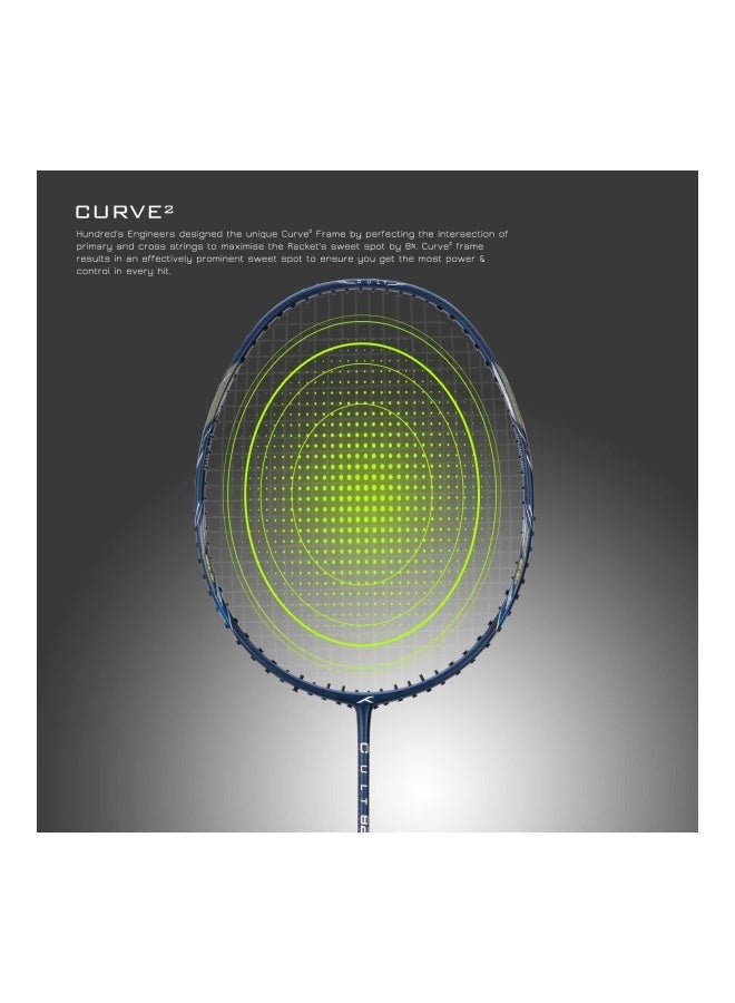 هندرد مضرب لي نينغ كومبات Z8 وزن 80 جم من ألياف الكربون بدون وتر - تصميم خفيف عالي الأداء للعب الاحترافي - اللون: رمادي داكن / وردي - Image 2