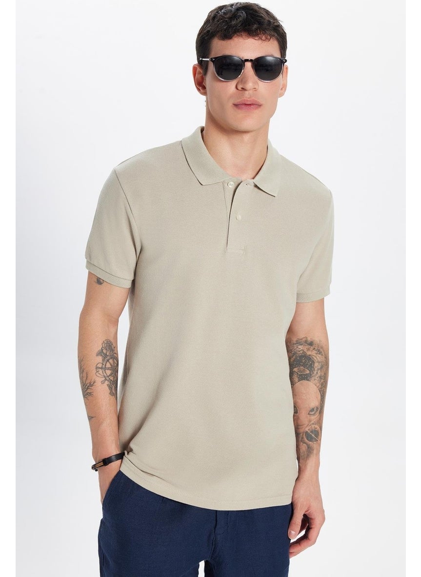 Men's Slim Fit Slim Fit Cotton Stone Polo Neck T-Shirt - pzsku/Z76D7F19FF7A9AECB4F8EZ/45/_/1741286126/1825587e-1a7f-4ce3-acf0-b64f5c2eba1b