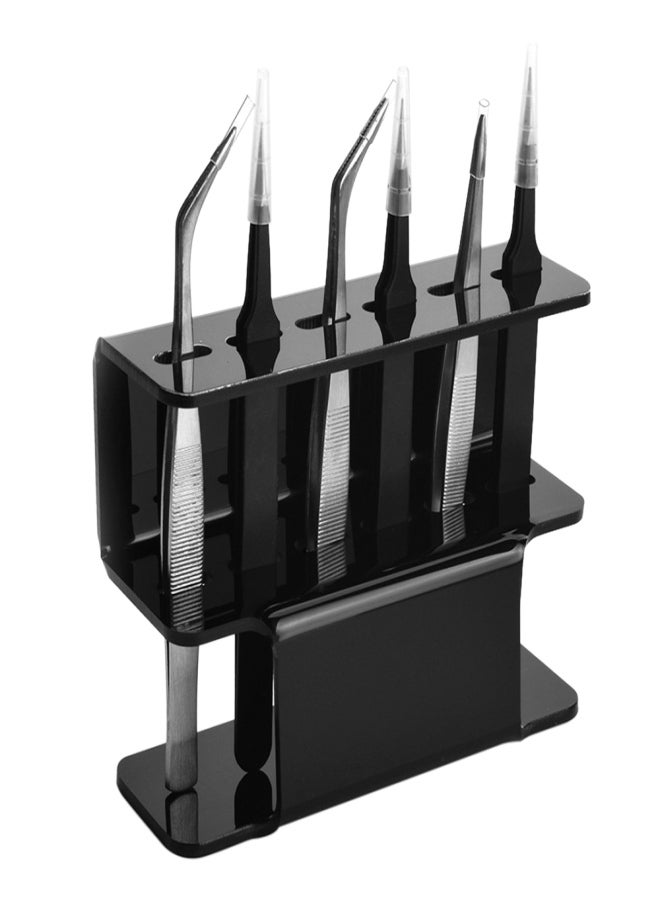 Tweezer Holder Eyelash Extension Tweezer Stand Acrylic Tweezers Shelf Holder Storage Rack for Tweezer Tool Accessories - Image 1