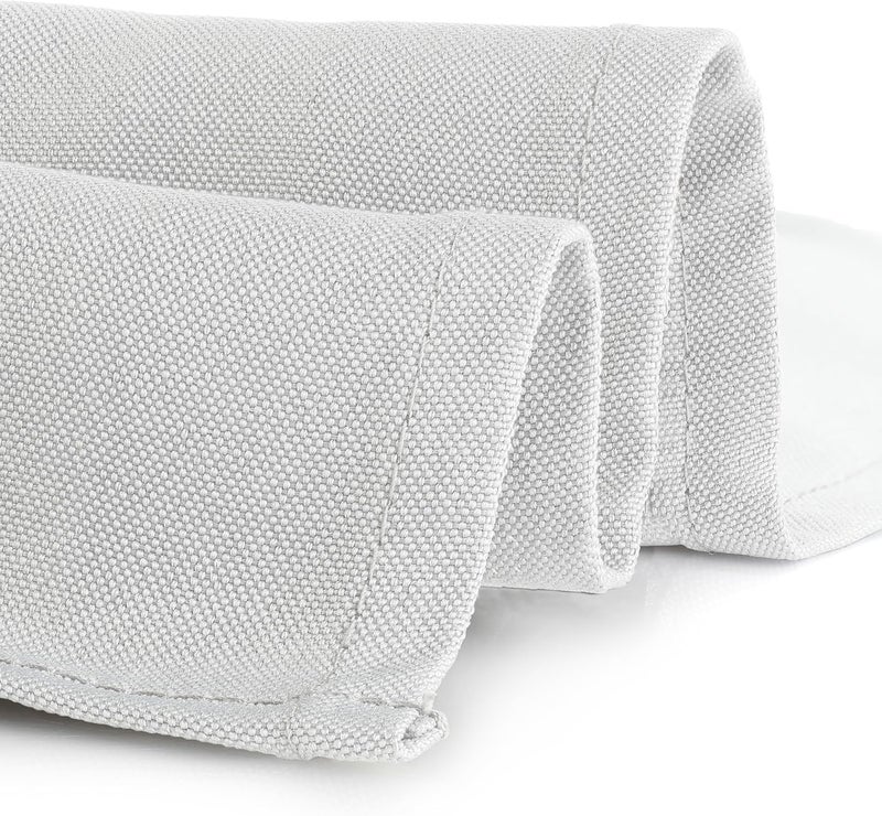 Gee Di Moda 70 x 70 Inch White Square Tablecloth - Heavy Duty, Wrinkle Resistant, Machine Washable - Perfect for Medium Square or Round Tables, Buffet, Dinner, Wedding & Baby Showers - Image 3