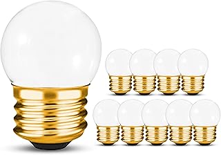 OHLECTRIC S11Ceramic White Night Light Bulbs | 7.5W Incandescent Light Bulbs with E26 Medium Base | 40L Bulb Ideal for - Image 1
