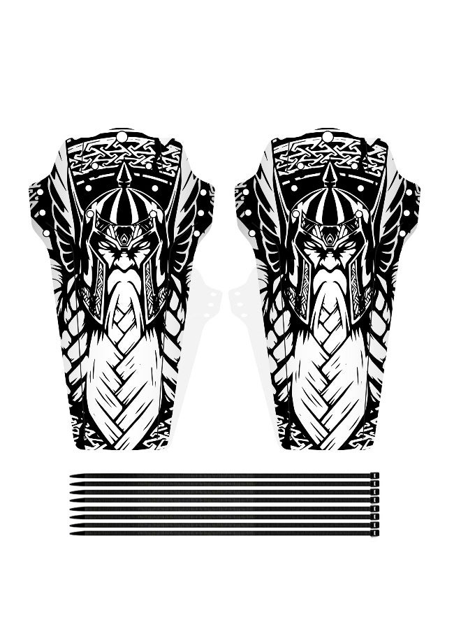 Cross-Border Carbon Fiber Mountain Bike Mudguard - Waterproof Fender for Road and Downhill Bicycles