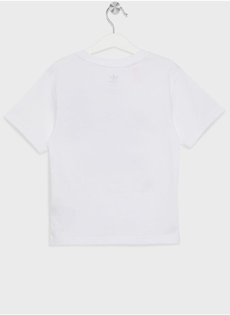 adidas Originals Kids T-Shirt & Shorts Set  - Image 3