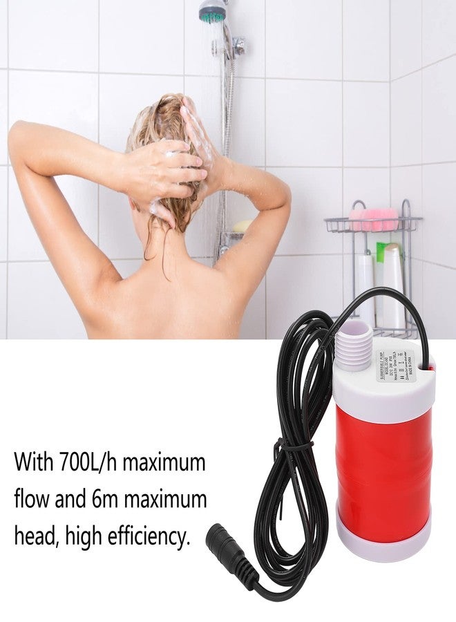 Naroote For Pool Draining, Submersible For Pool Draining Pool Sump Pump, Submersible Pump 6m Discharge Dc Brushless Motor 12v 20w 700l / H Low Noise for Home - Image 5