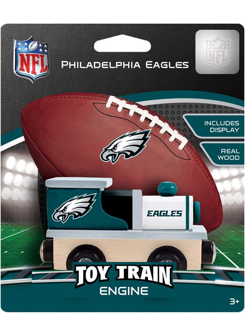 MasterPieces MasterPieces NFL Philadelphia Eagles Real Wood Toy Train For Ages 3  - Image 2