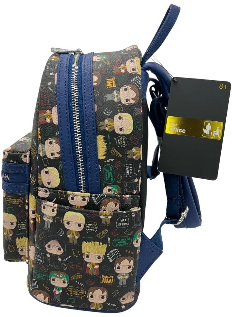 Loungefly Loungefly NBC The Office Dwight Shcrutte AOP Mini Backpack  - Image 2