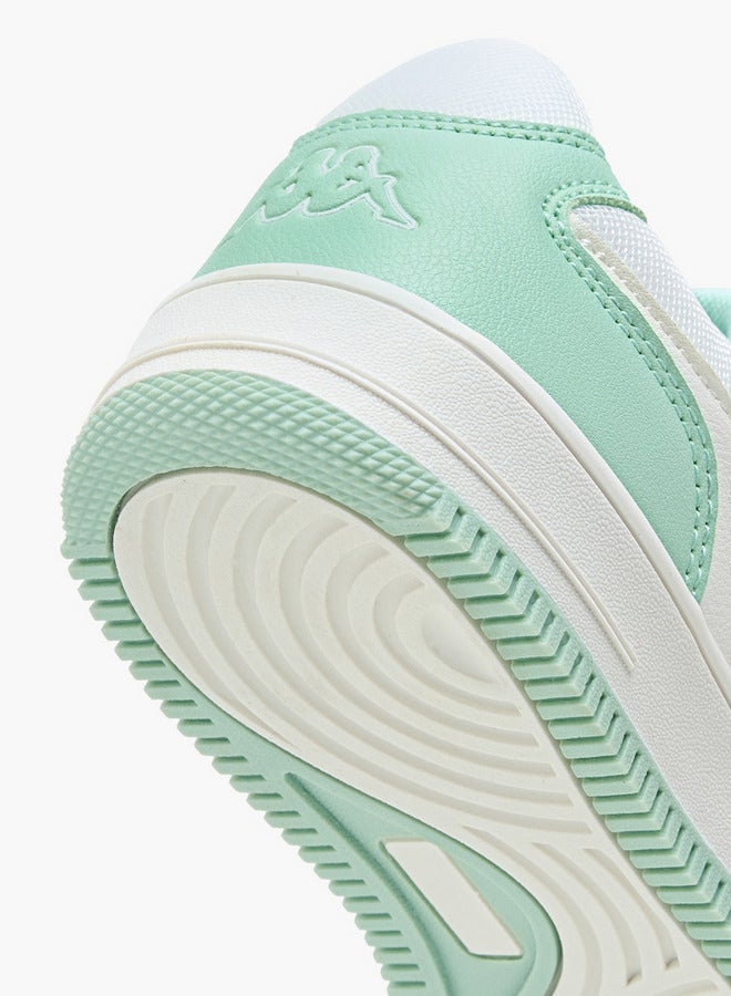 Kappa Girls' Logo Detail Sneakers with Hook and Loop Closure - Image 5
