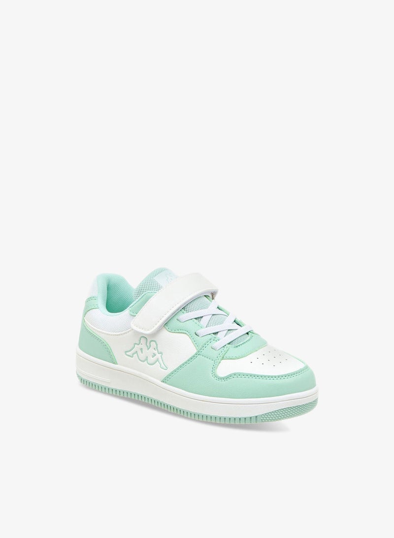 كابا سنيكرز بناتي بتفاصيل شعار وإغلاق بشريط لاصق - Image 2