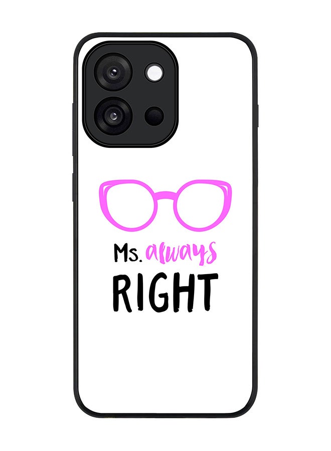 Stylizedd For OnePlus 13s / 13T Case,Slim fit Camera Protection, Shockproof Thin Phone cover  - Ms. Always Right