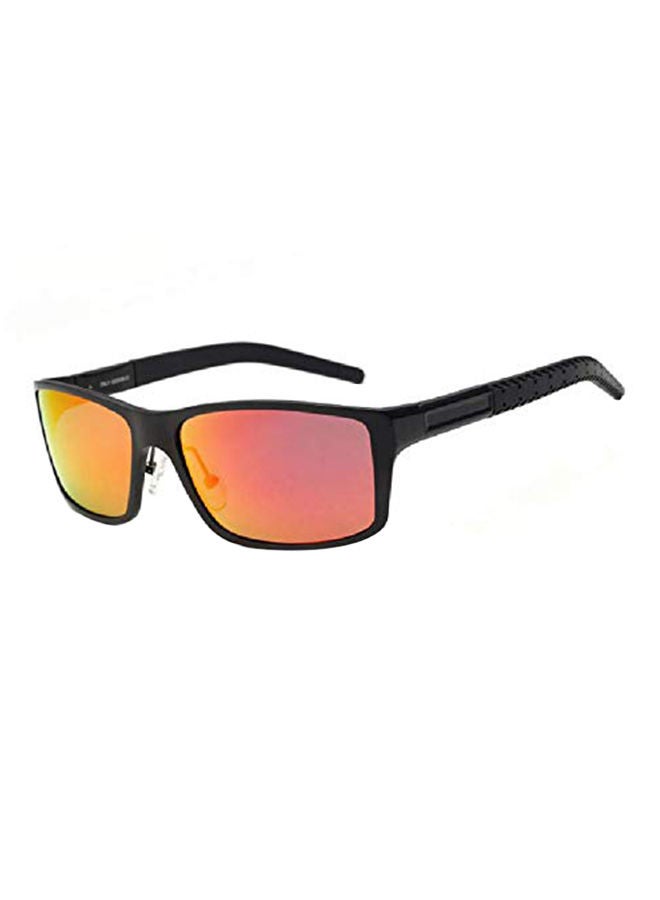 إسكدنيا نظارة شمسية بإطار كبير وعدسات مستقطبة للرؤية الليلية أثناء القيادة للرجال