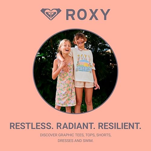 Roxy Girls Short Sleeve Whole Hearted Rashguard Shirt with UPF 50 Sun Protection Bright White M810 - Image 3