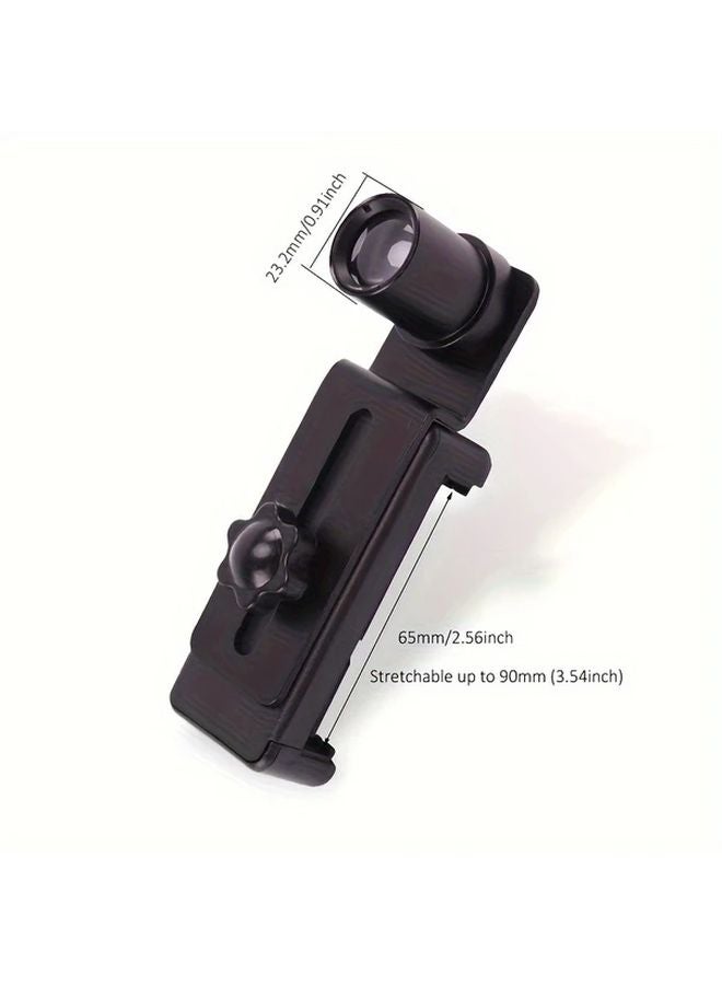 12.5X Phone Clip Microscope Lens For Smartphone Viewing Photography Video Recording - Image 3