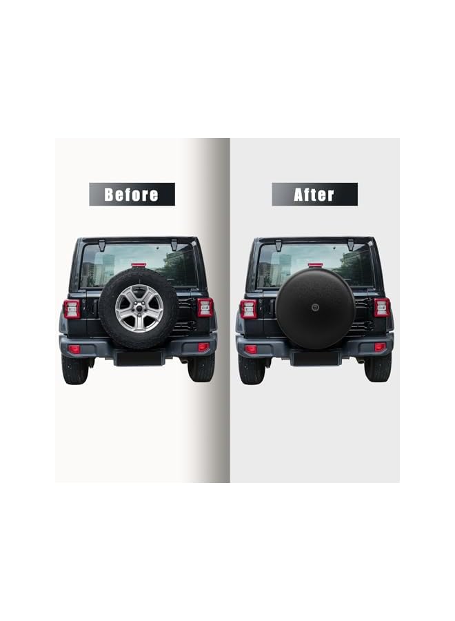 S-TOP American Flag Eagle Spare Tire Wheel Cover for Car Truck SUV Camper Fits Wrangler CRV FJ RAV4 EcoSport Outlander R17 XL (Diameter 31inch-33inch) - Image 2