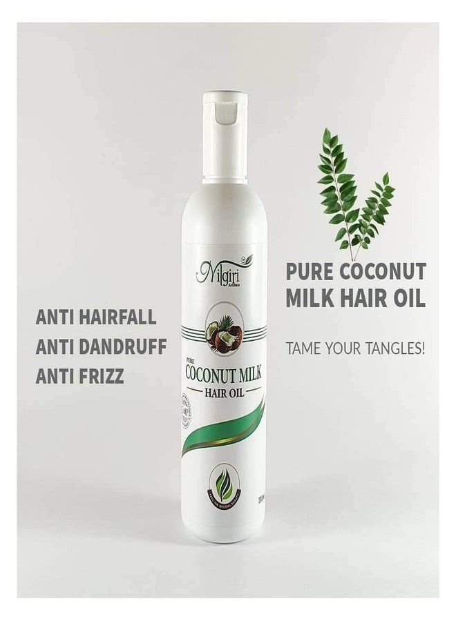 Nilgiri Aromas Pure Coconut Milk Hair Oil 200ml - Image 3